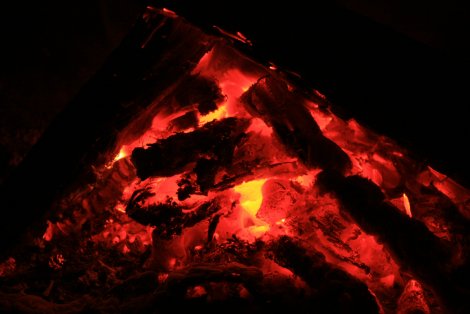 Lagerfeuer (Foto: S. Klingner)