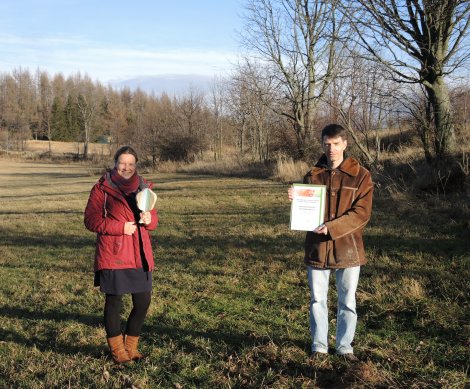 Die ProjektmitarbeiterInnen nahmen die Auszeichnung entgegen. (Foto: H.Schmidt)