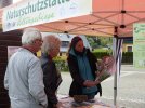 Informationsstand der Naturschutzstation (Foto: Cordula Jost)