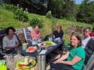 Teambesprechung im Sommer (Foto: S. Klingner)