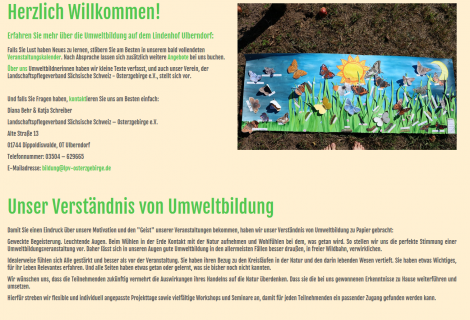 Umweltbildungsangebote