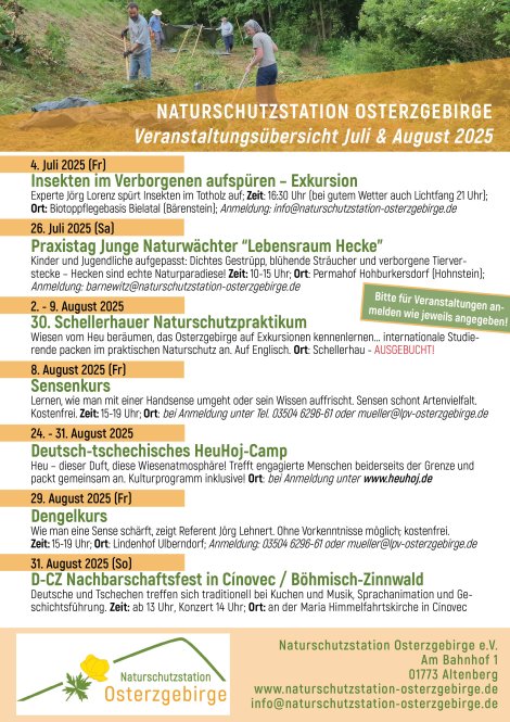 Monatsübersicht VA Juli+Aug 2025