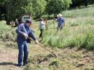 Rechen-Einsatz (Foto: S. Klingner)