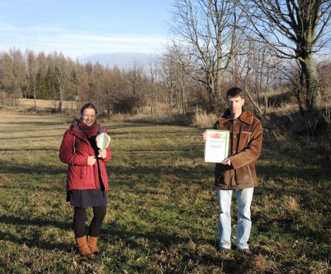Die ProjektmitarbeiterInnen nahmen die Auszeichnung entgegen. (Foto: H.Schmidt)