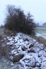 Die neue Steinrücke im Winter (Foto: S. Klingner)