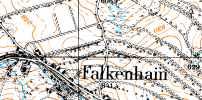 historische Übersicht Falkenhain (Grafik: historisch)