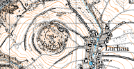Historische Karte vom Luchberg (Grafik: historisch)