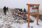 Exkursion zu einem neu angelegten Steinrücken (Foto: S. Klingner)